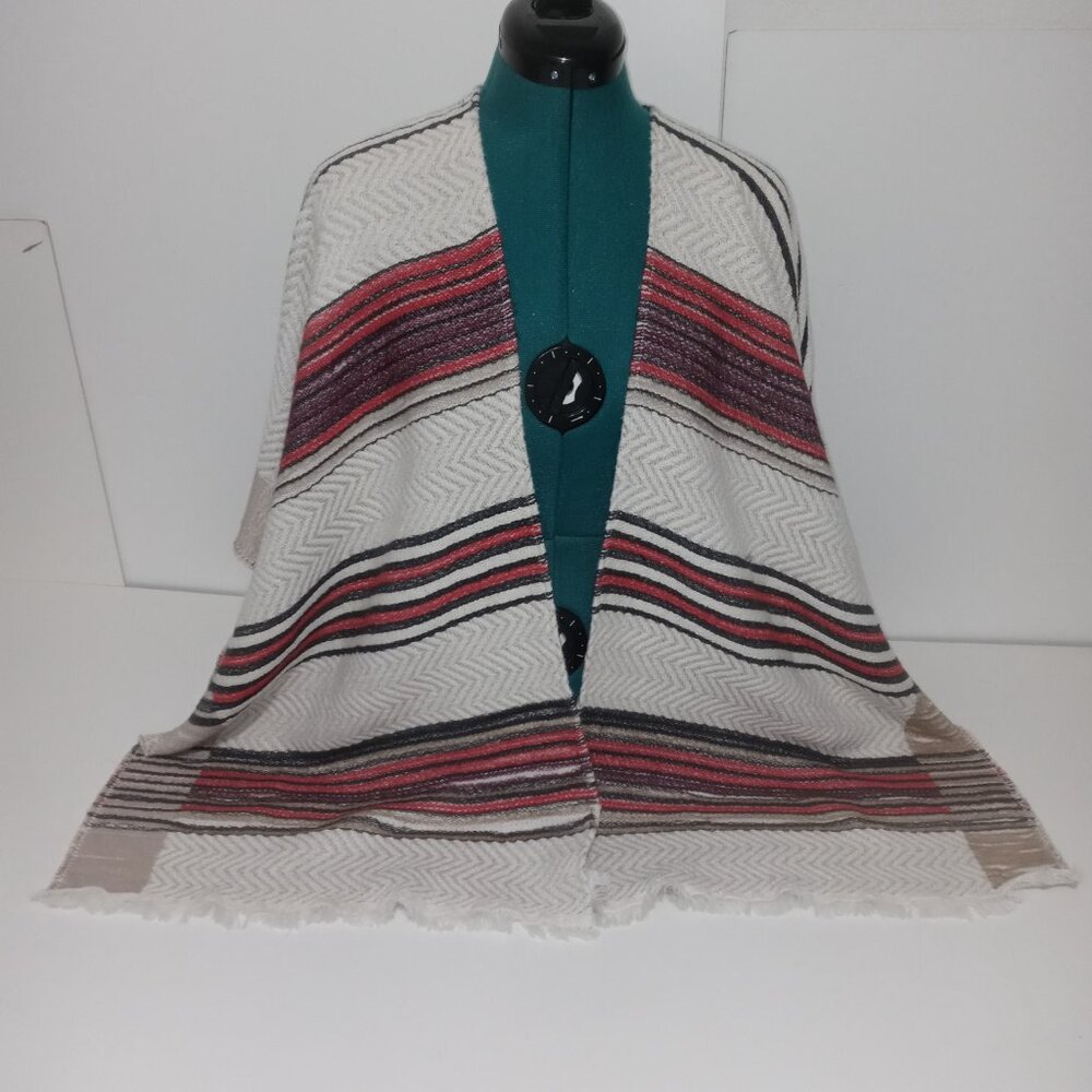 NWOT Lucky Brand Poncho Navajo South Western Country Boho Festival Cover Up